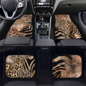 Animal Print Designer. Car Floor Mats - 4Pcs