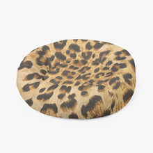 Cargar imagen en el visor de la galería, Animal Print Round Pet Bed