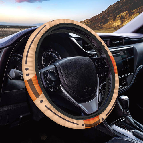 Tribal Art Kente Styled.Steering Wheel Cover