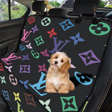 Load image into Gallery viewer, Designer Black Multi Color. Pet Seat Cover