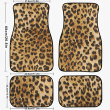 Cargar imagen en el visor de la galería, Leopard Animal Print Car Floor Mats - 4Pcs