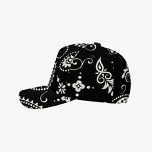 Load image into Gallery viewer, Designer Black Paisley Baseball Caps