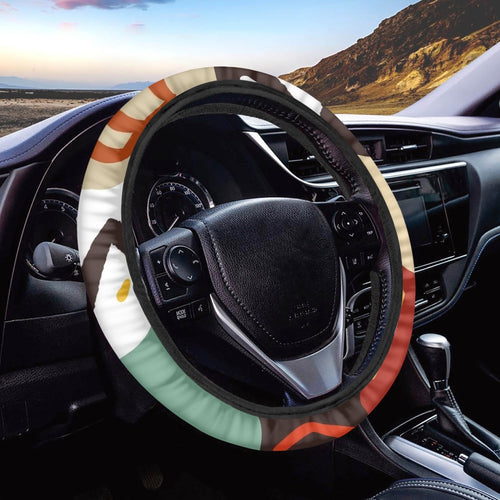 Tribal Art Designer Steering Wheel Cover