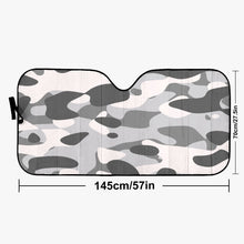 Carica l&#39;immagine nel visualizzatore di Gallery, Gray Camouflage Car Windshield Sun Shade