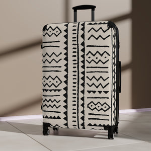 Tribal Art Designer Print Style Suitcase
