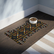 Load image into Gallery viewer, Designer Mudcloth Style Pet Feeding Mats