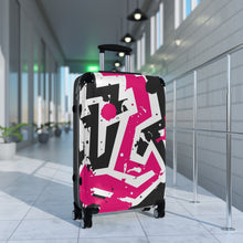 Laden Sie das Bild in den Galerie-Viewer, Designer Tribal Pink Takeover Suitcase