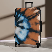 이미지를 갤러리 뷰어에 로드 , Tribal Art Designer Tye Dyed Style Suitcase