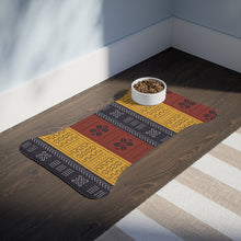 Cargar imagen en el visor de la galería, Designer Tribal Art Mudcloth Style Pet Feeding Mats