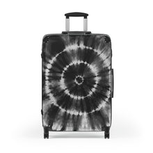 이미지를 갤러리 뷰어에 로드 , Tribal Art Designer Tye Dyed Black Style Suitcase