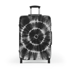 Tribal Art Designer Tye Dyed Black Style Suitcase