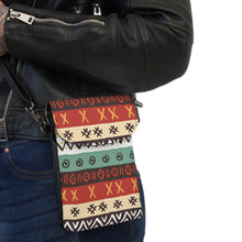 Load image into Gallery viewer, Tribal Art Small Cell Phone Wallet