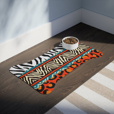 Designer Tribal Art Pet Feeding Mats