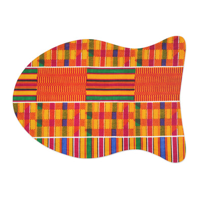 Designer African Kente Style Pet Feeding Mats