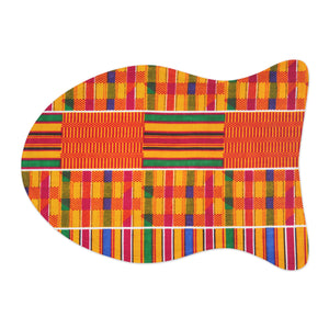 Designer African Kente Style Pet Feeding Mats