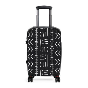 Designer Tribal Art Black and White Style Suitcase