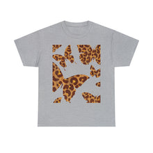 Load image into Gallery viewer, Butterfly Animal Print Designer Unisex Heavy Cotton Tee
