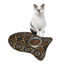 이미지를 갤러리 뷰어에 로드 , Designer Mudcloth Style Pet Feeding Mats