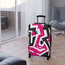Carica l&#39;immagine nel visualizzatore di Gallery, Designer Tribal Pink Takeover Suitcase