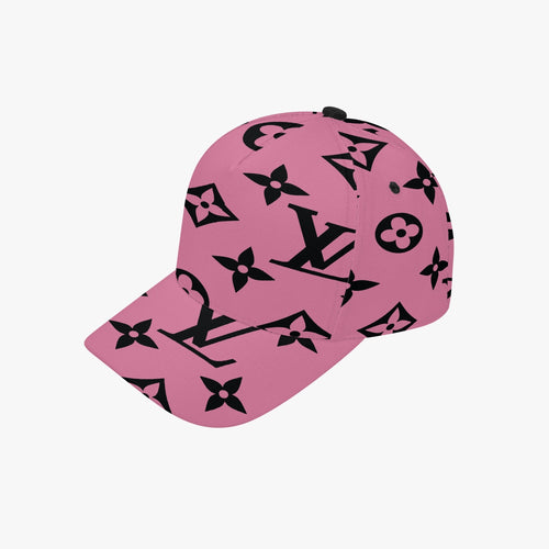 Designer Pink & Black  Baseball Caps