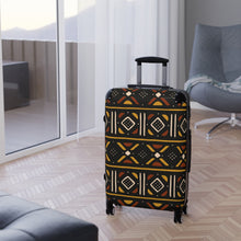 Load image into Gallery viewer, Designer Tribal Style Mudcloth Suitcase