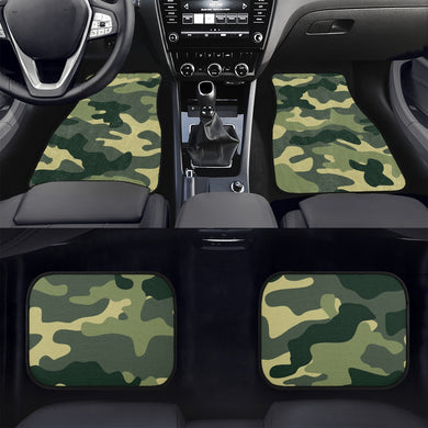Camouflage Styled. Car Floor Mats - 4Pcs