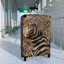 Laden Sie das Bild in den Galerie-Viewer, Tribal Art Designer Animal Print Style Suitcase