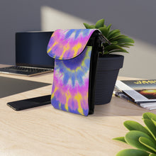 Carica l&#39;immagine nel visualizzatore di Gallery, Tribal Art Tye Dyed  Small Cell Phone Wallet