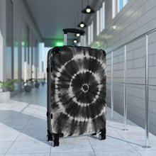 Charger l&#39;image dans la galerie, Tribal Art Designer Tye Dyed Black Style Suitcase
