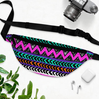 Colorful Tribal Art Fanny Pack