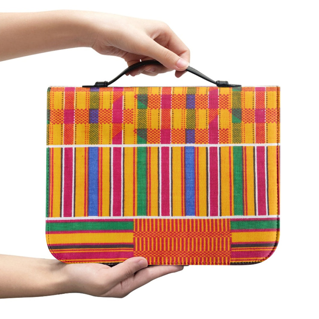 Designer African Kente Style Bible Cover