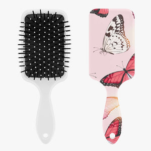 Pink Butterfly Air Cushion Scalp Massage Comb