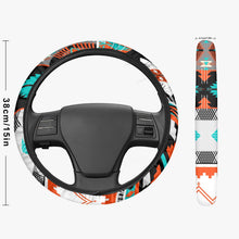 Cargar imagen en el visor de la galería, Tribal Art Designer Steering Wheel Cover