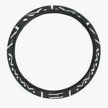 Cargar imagen en el visor de la galería, Black Tribal Designer Steering Wheel Cover