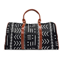 Load image into Gallery viewer, Waterproof Tribal Black And White Designer Travel Bag