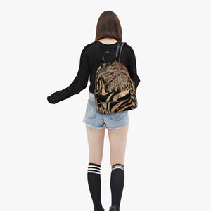 Designer Animal Print PU Backpack