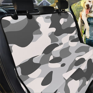 Designer Gray Camouflage Pet Seat Cover