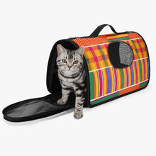 画像をギャラリービューアに読み込む, Kente African Style  Pet Carrier Bag