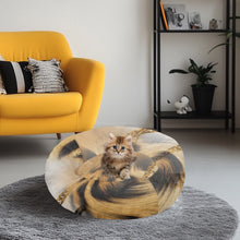 Load image into Gallery viewer, Designer Round Pet Bed