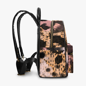 Designer Animal Print PU Backpack