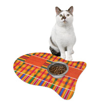 Charger l&#39;image dans la galerie, Designer African Kente Style Pet Feeding Mats