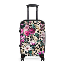 Load image into Gallery viewer, Designer Tribal Pink Flower Animal Suitcase