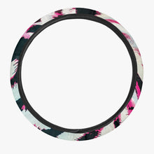 Load image into Gallery viewer, Pink Animal Print Designer Steering Wheel Cover