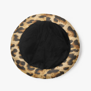 Animal Print Round Pet Bed