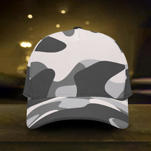 Gray Camouflage Baseball Caps