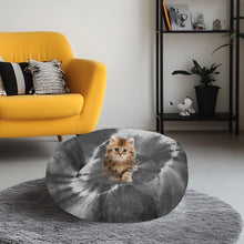 Charger l&#39;image dans la galerie, Black Tye Dyed Round Size Pet Bed