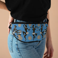Load image into Gallery viewer, Dancing Village Tribal Art Fanny Pack