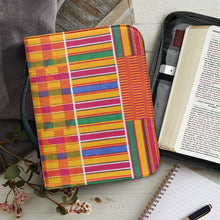 Load image into Gallery viewer, Designer African Kente Style Bible Cover
