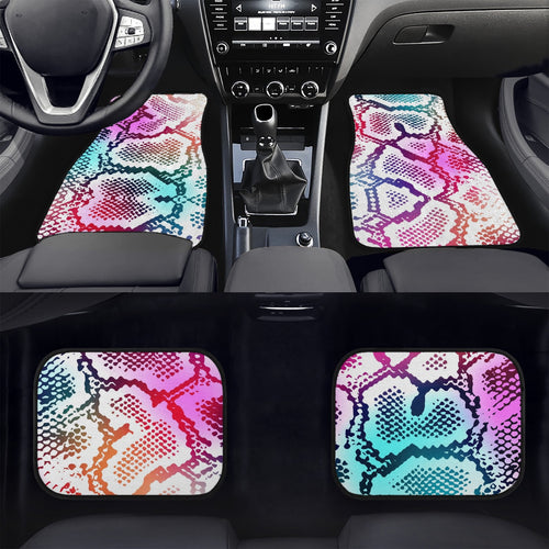 Animal Print Designer Car Floor Mats - 4Pcs