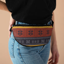 Load image into Gallery viewer, Multi Color Mudcloth Style Tribal Art Fanny Pack